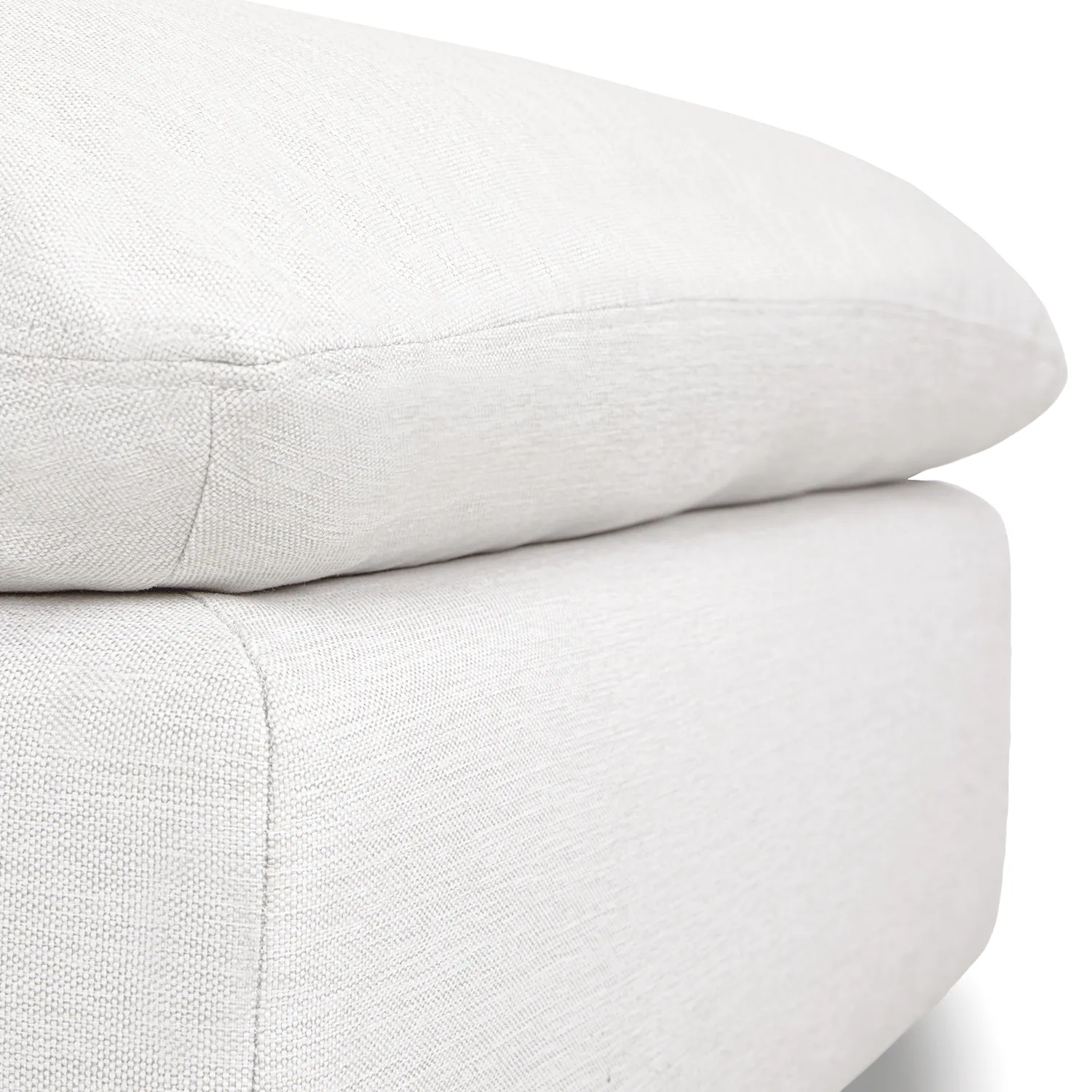 Leigh 41_ Ottoman - Silver Ivory - Image 4
