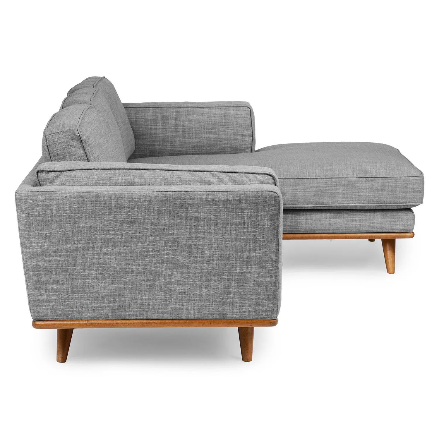 Timber 93_ Right Sectional - Pebble Gray - Image 4