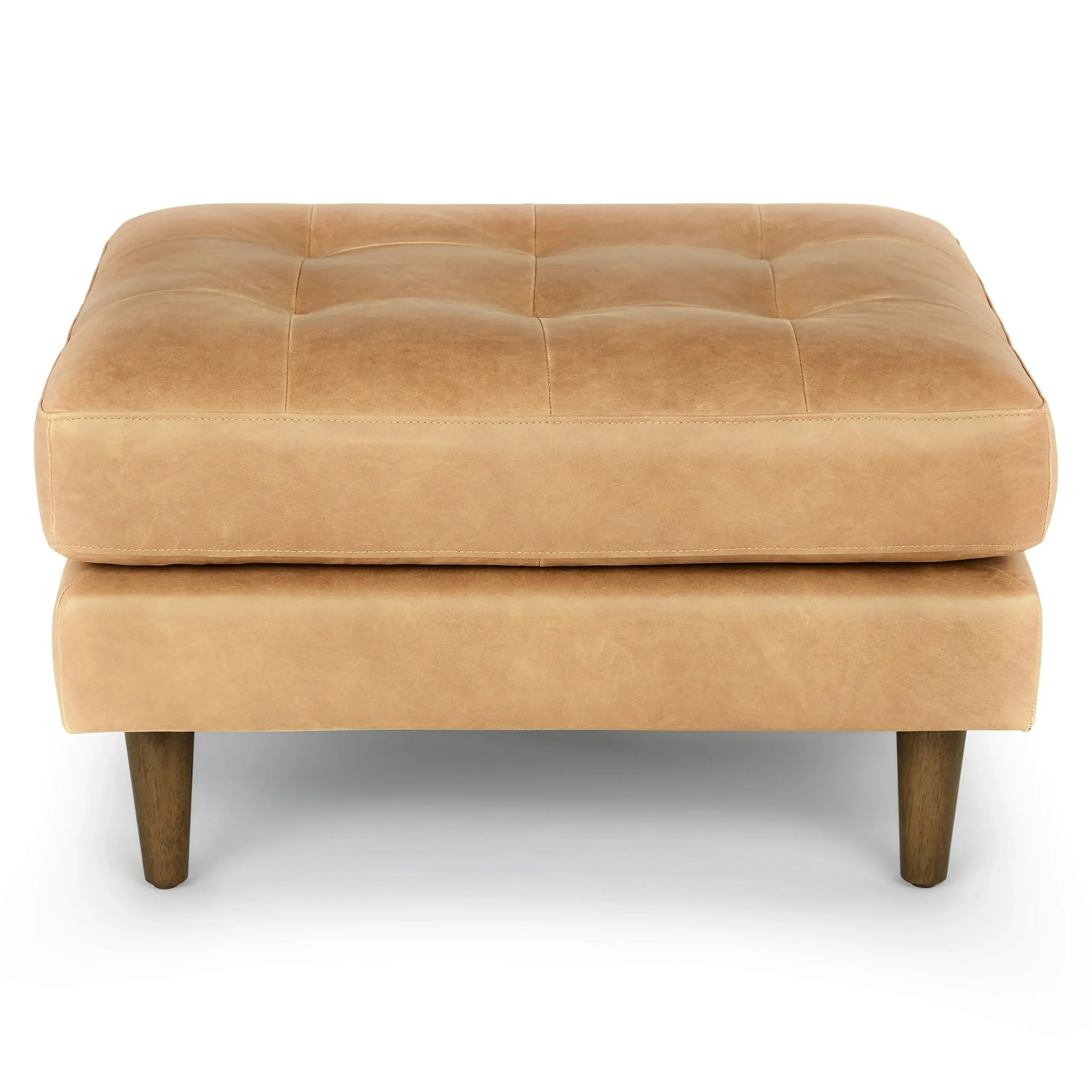 Sven 30_ Leather Ottoman - Charme Tan - Image 11