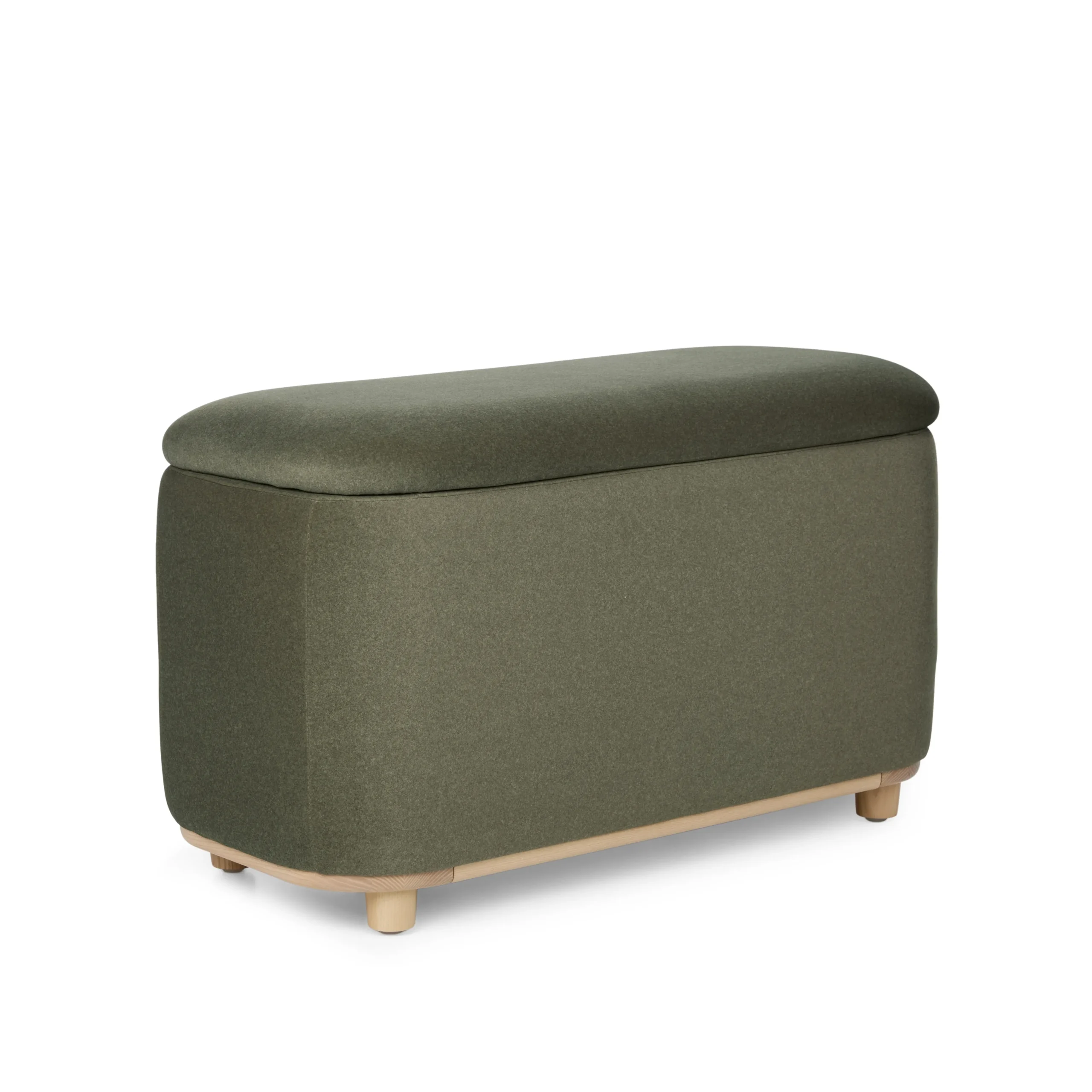 Maribo 32_ Storage Ottoman - Felted Green - Image 4