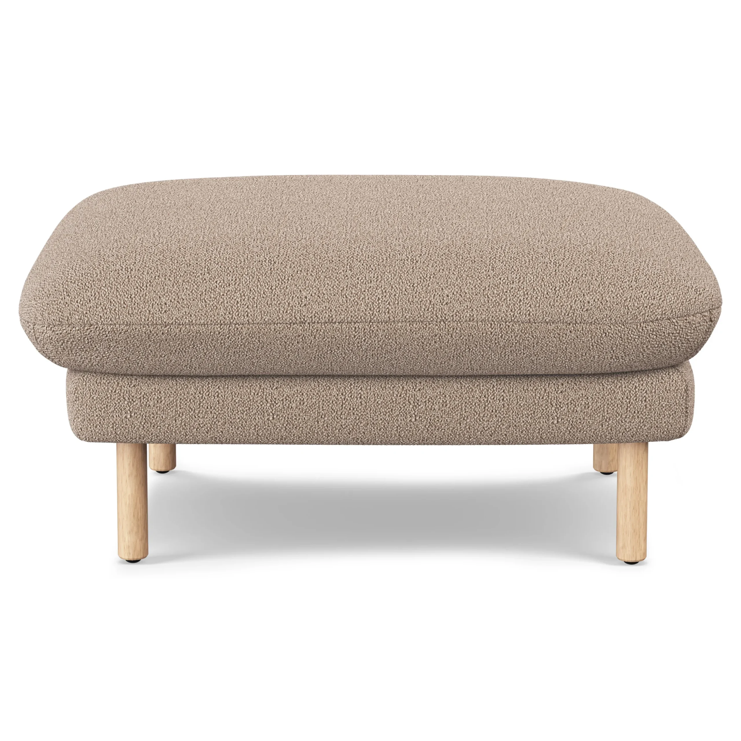 Sanders 35.5_ Ottoman - Sandstone Wool Bouclé - Image 8