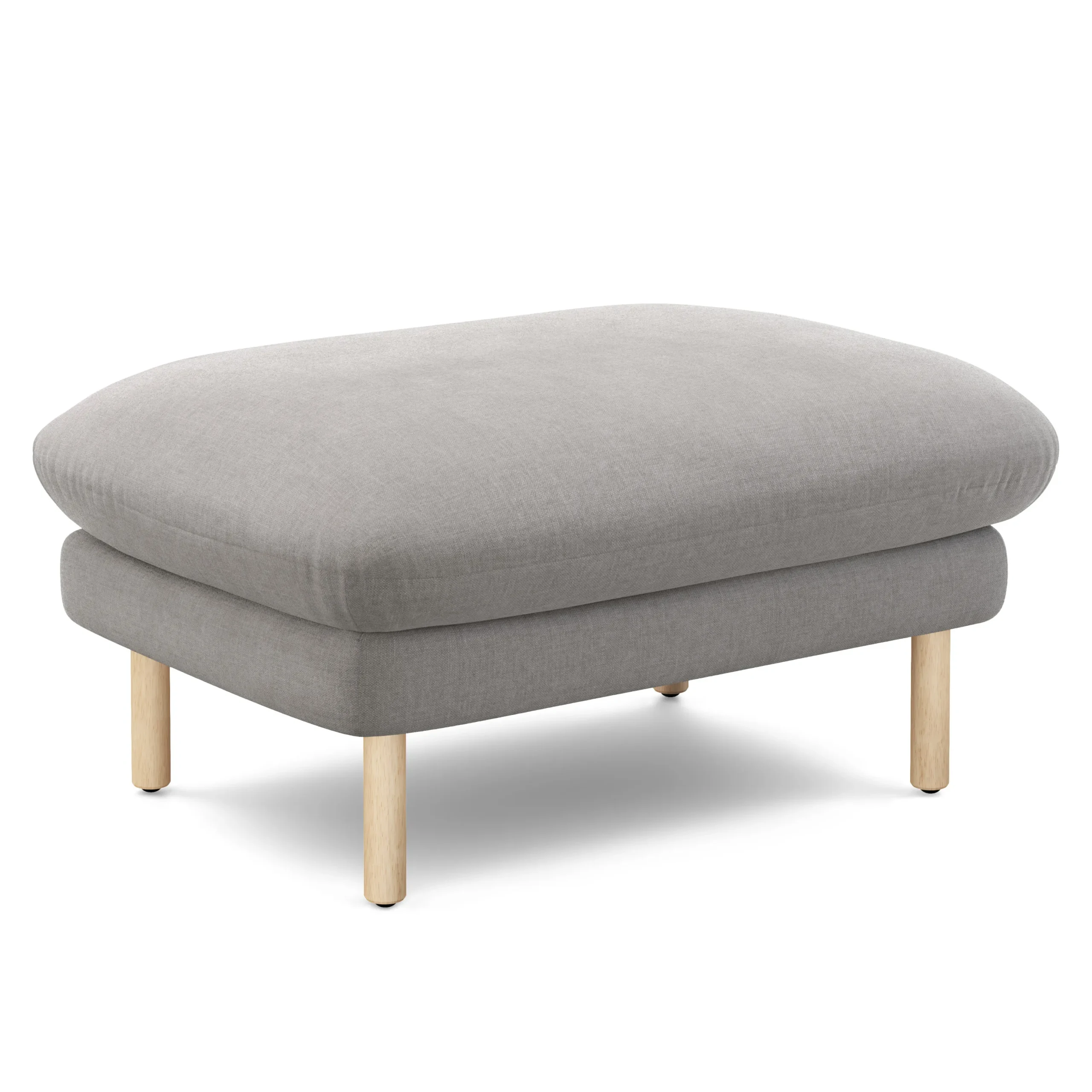 Sanders 35.5_ Ottoman - Hestia Gray - Image 8