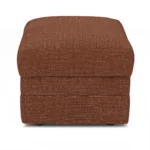 Riley 28_ Ottoman - Napa Rust