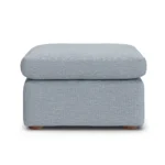 Marina 28.5_ Ottoman - Silver Light Blue