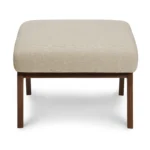 Otio 22_ Ottoman - Walnut and Welsh Taupe