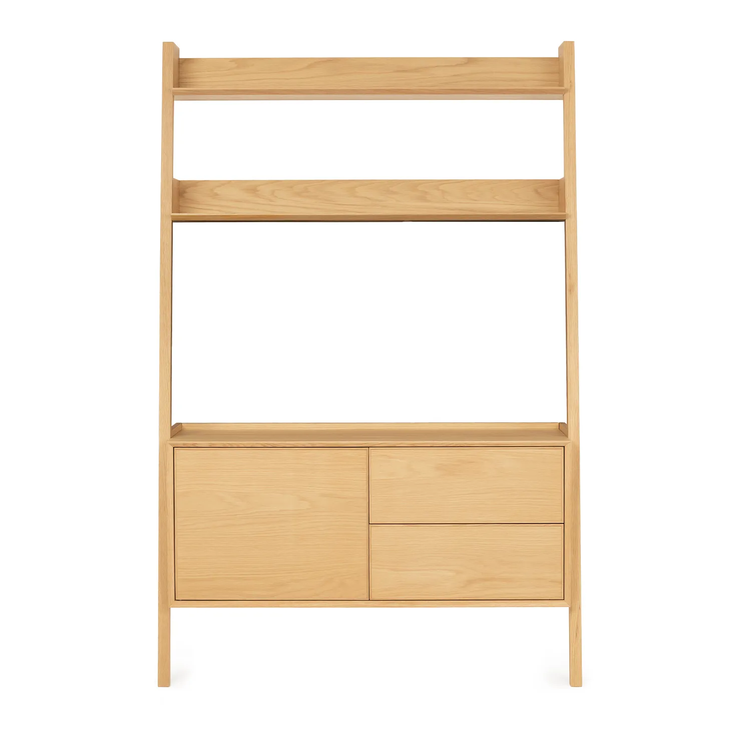 Fantol 51.5_ Shelving Unit with Storage - Natural Oak - Image 4