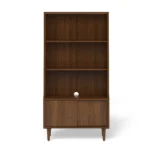 Frances 36_ Bookcase with Storage - Walnut