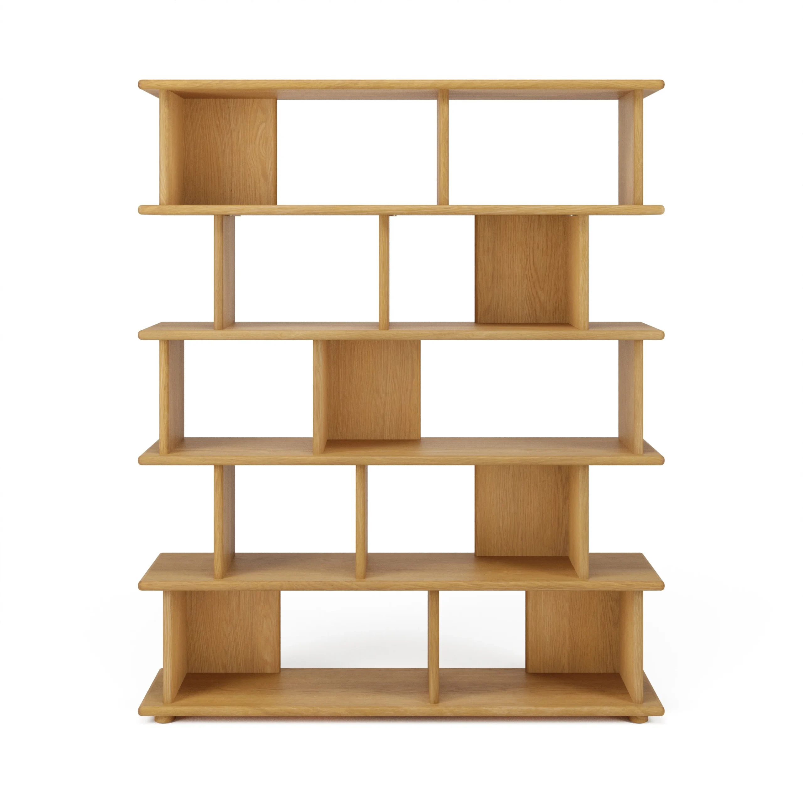 Lafora 53_ Bookcase, Tall - Natural Oak - Image 4