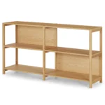 Mysen 64_ Shelving Unit, Short - Natural Oak