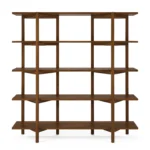 Zander 75_ Shelving Unit - Walnut