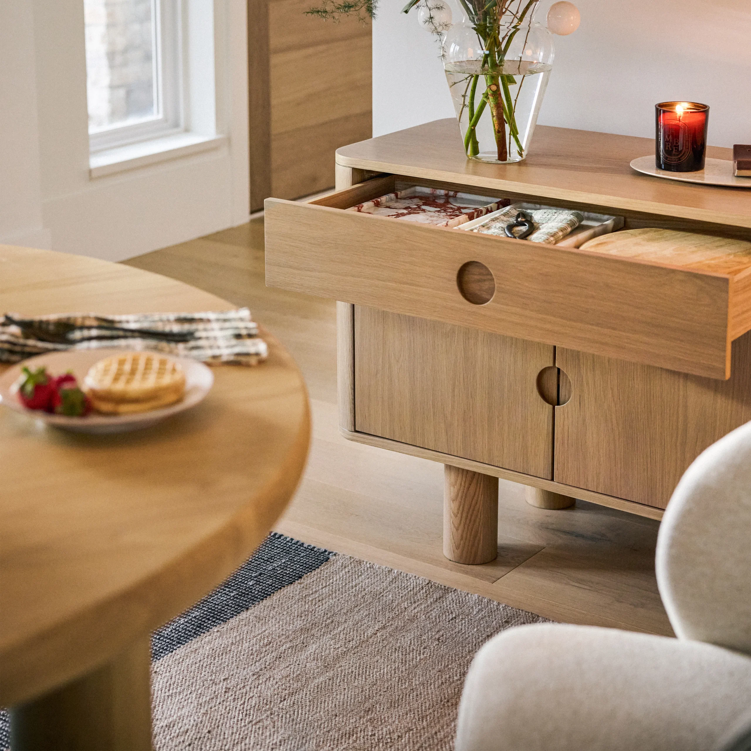Adel 71_ Sideboard - White Oak - Image 4