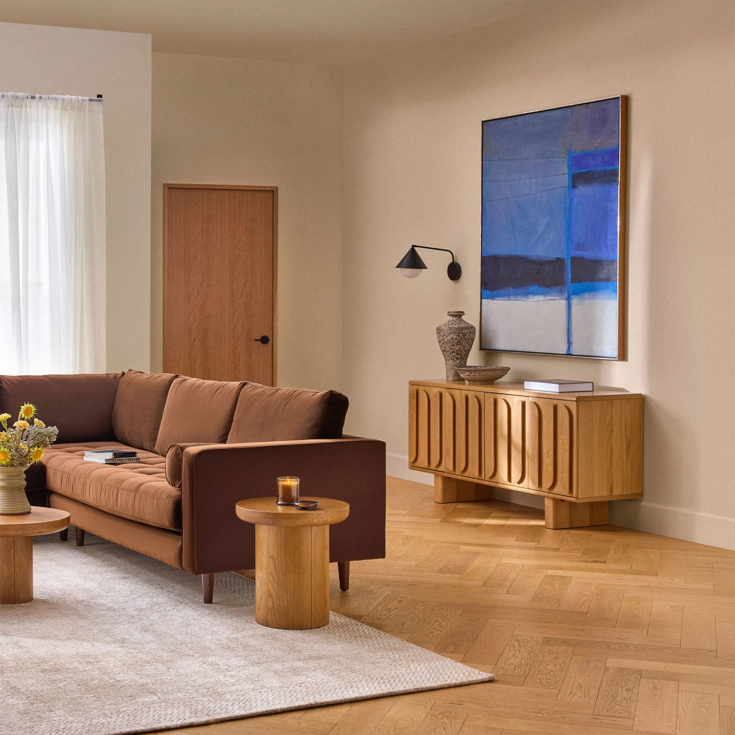 Ansel 63_ Sideboard - Natural Oak - Image 4