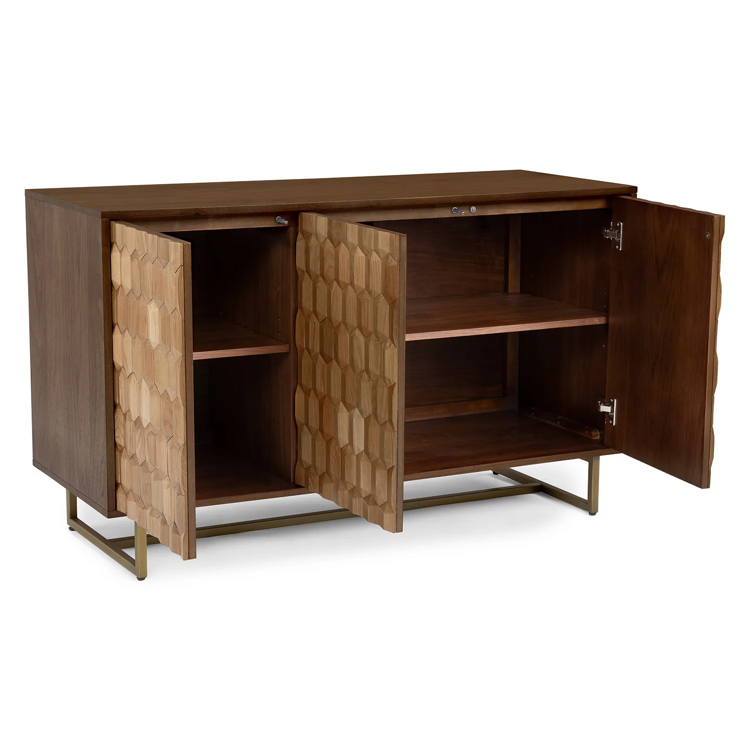 Geome 51_ Sideboard - Walnut and Oak - Image 4