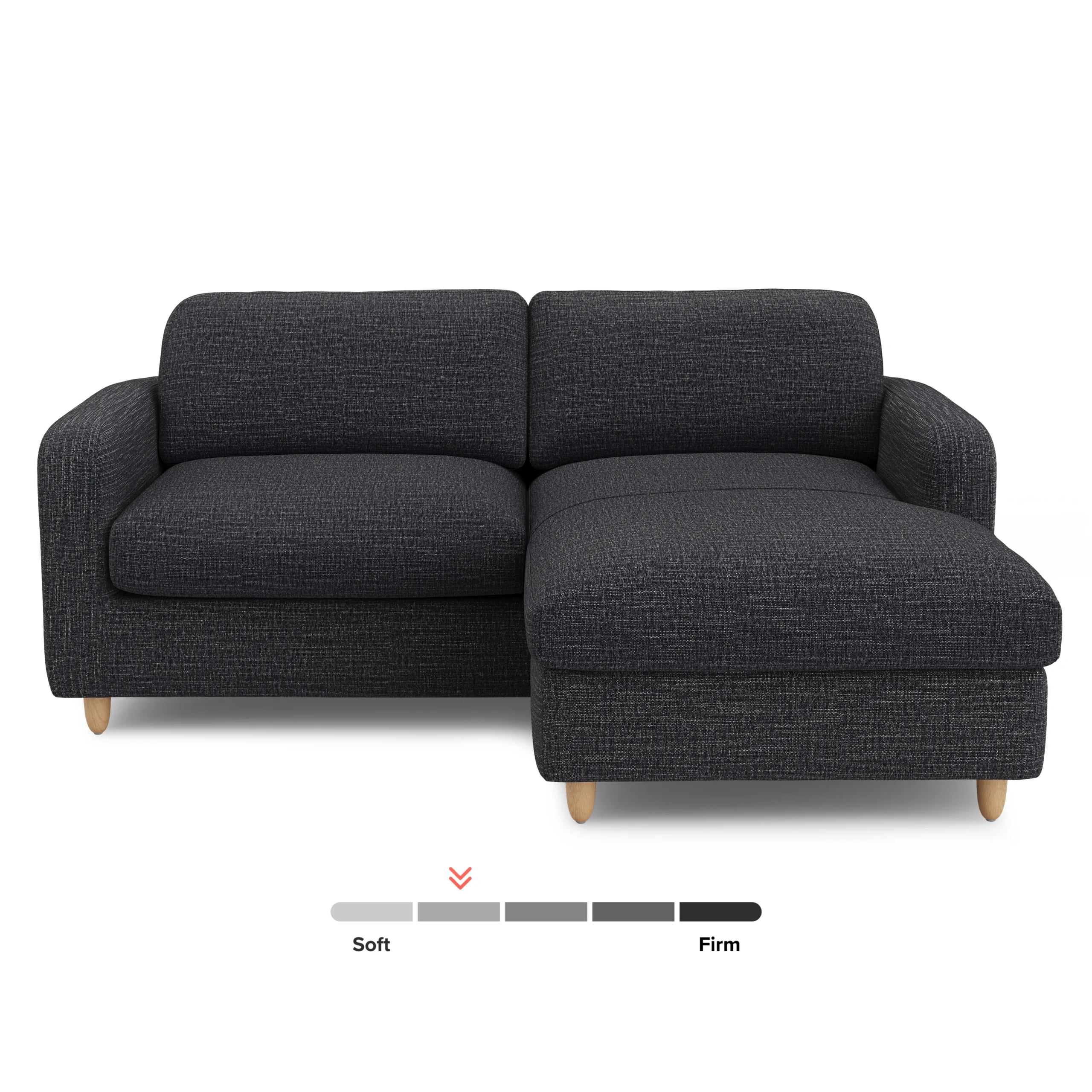 Vati 80_ Right Storage Sectional - Natural Oak and Napa Charcoal - Image 7