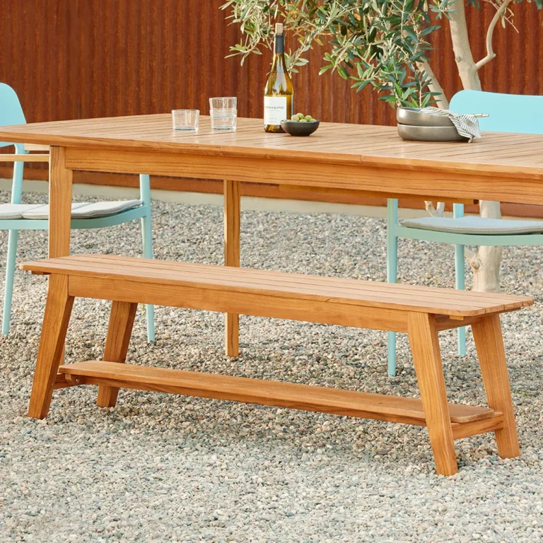 Eudo 58_ Outdoor Bench - Bronze Teak