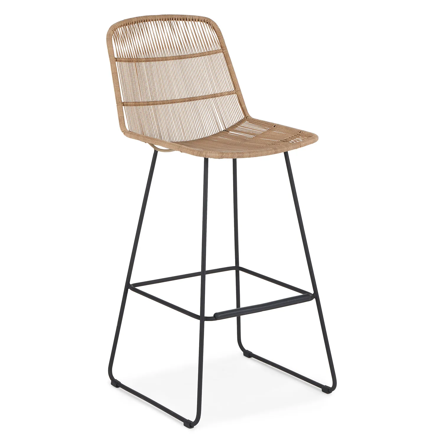 Selka Outdoor Bar Stool - Natural - Image 4