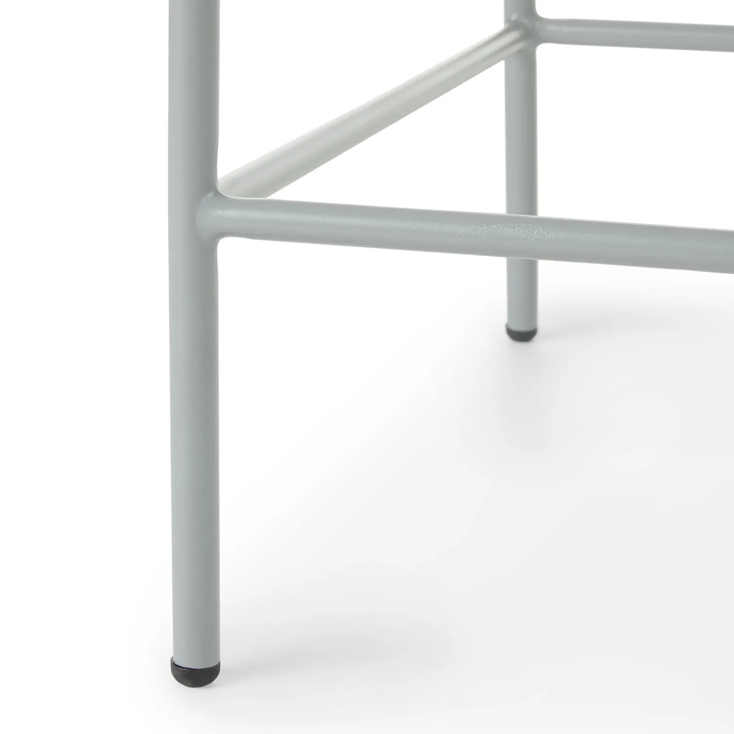 Zina Outdoor Counter Stool - Heathered Gray - Image 4