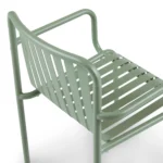 Sarek Outdoor Stackable Dining Armchair - Khaki Green