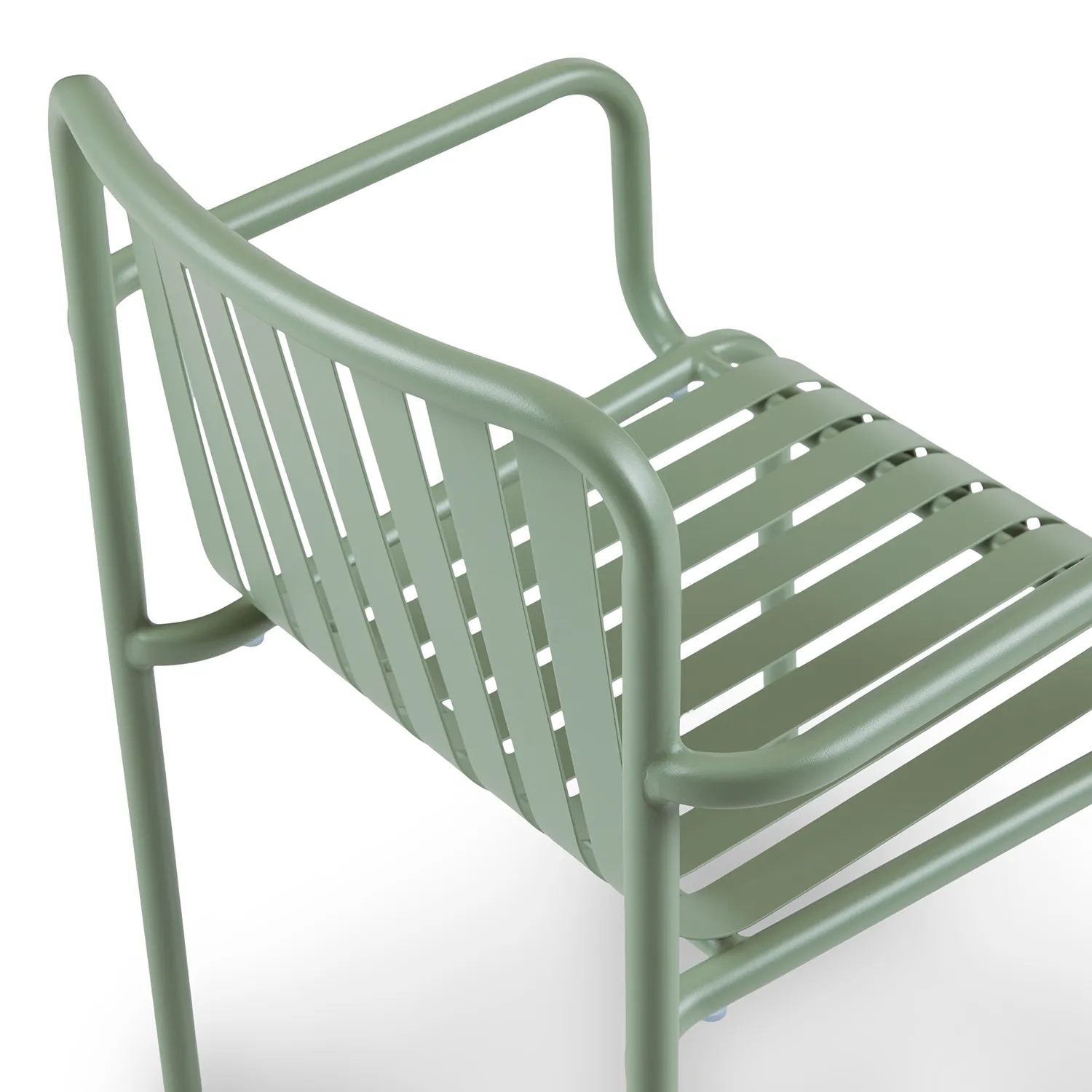 Sarek Outdoor Stackable Dining Armchair - Khaki Green - Image 6