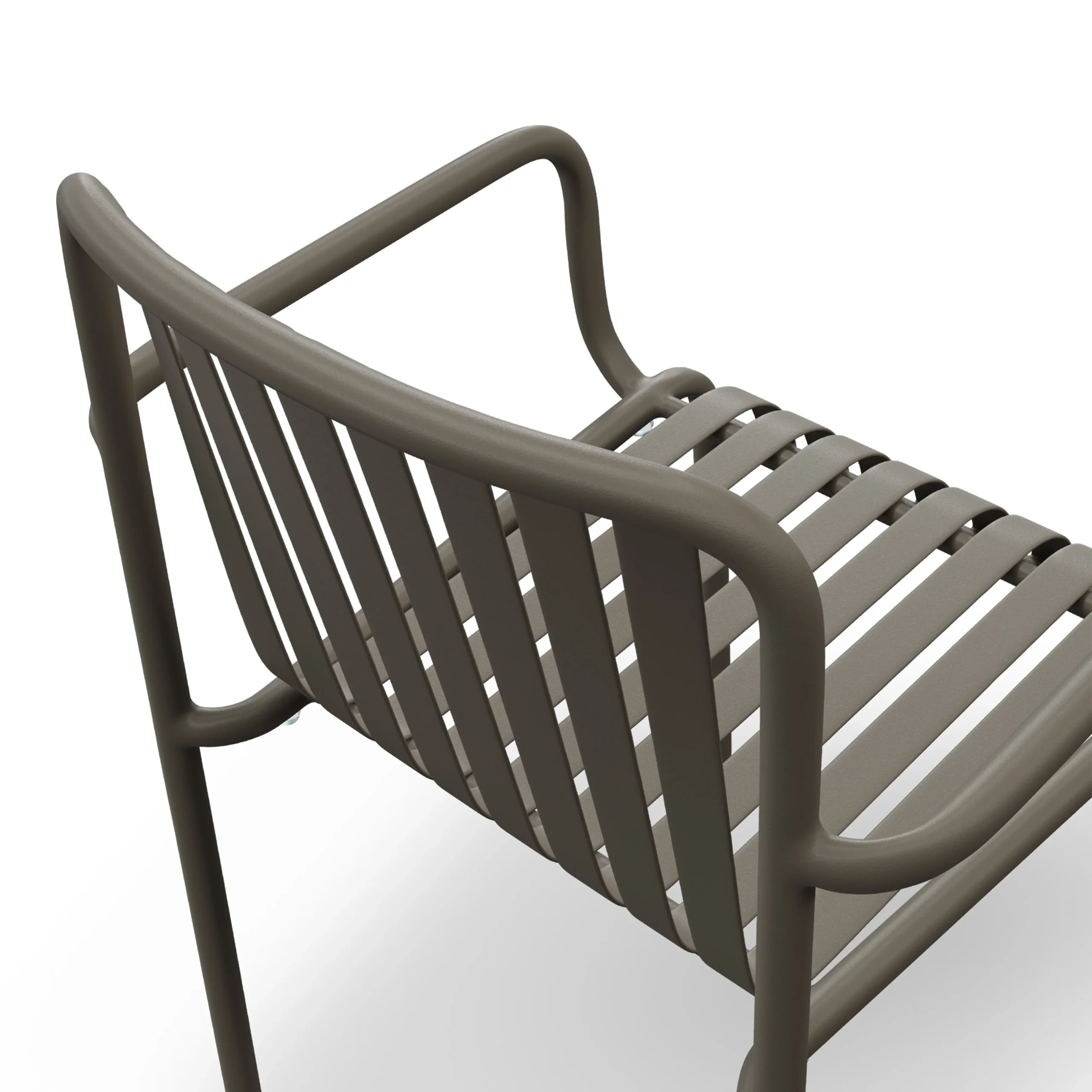 Sarek Outdoor Stackable Dining Armchair - Warm Stone - Image 6