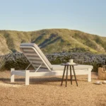 Eleya 78_ Outdoor Chaise Lounge - Cera Gray