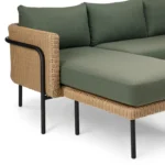 Aby 88_ Outdoor Reversible Sectional - Dravite Green