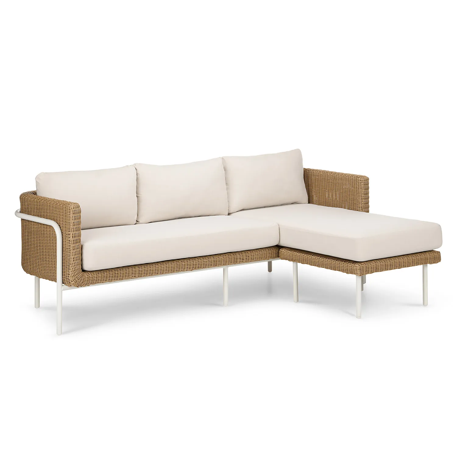 Aby 88_ Outdoor Reversible Sectional - Dravite Ivory - Image 11