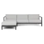 Burkel 105_ Outdoor Left Sectional - Cloudy Gray
