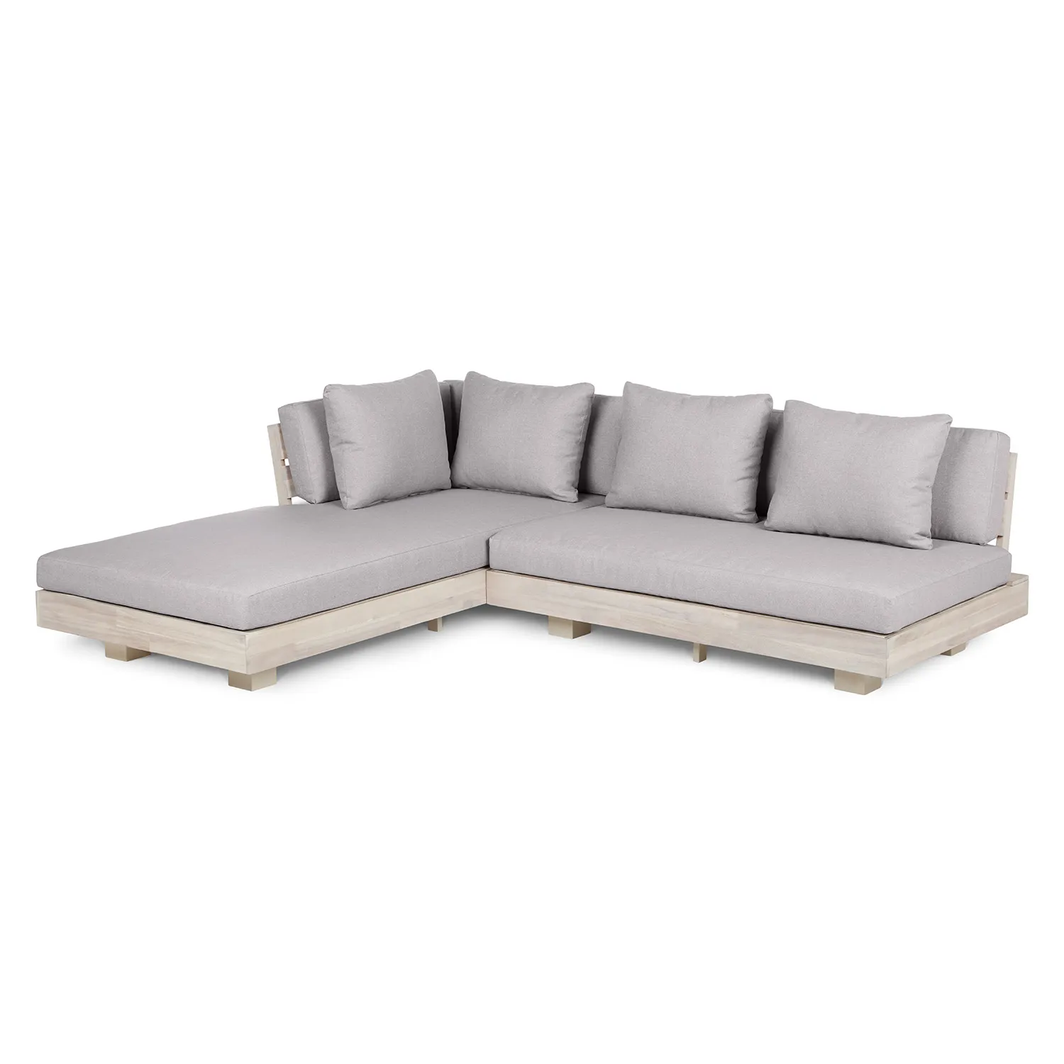 Lubek 82.5_ Outdoor Low Left Sectional - Beach Sand - Image 7