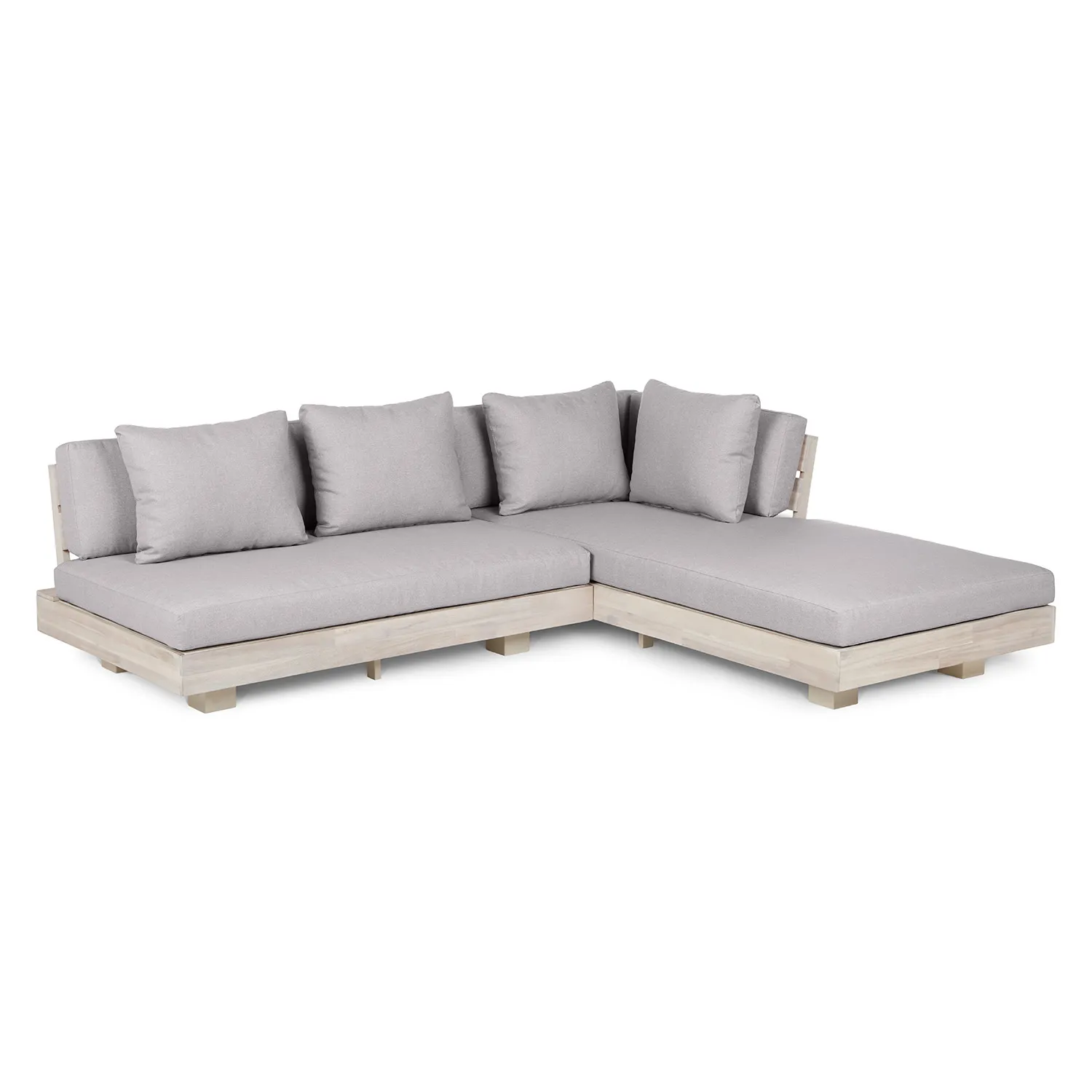 Lubek 82.5_ Outdoor Low Right Sectional - Beach Sand - Image 12