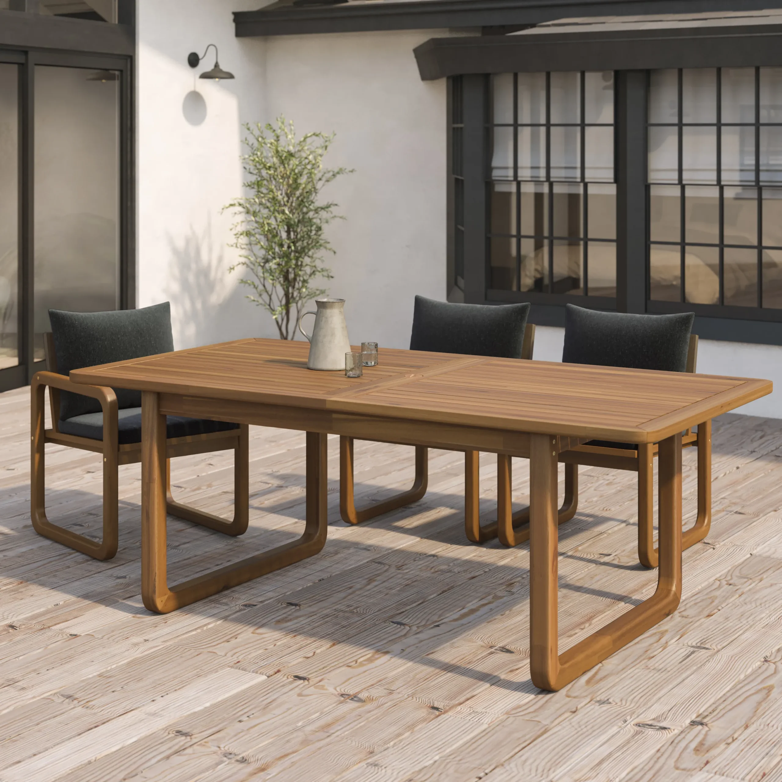 Laholm 81_ Outdoor Dining Table - Acacia
