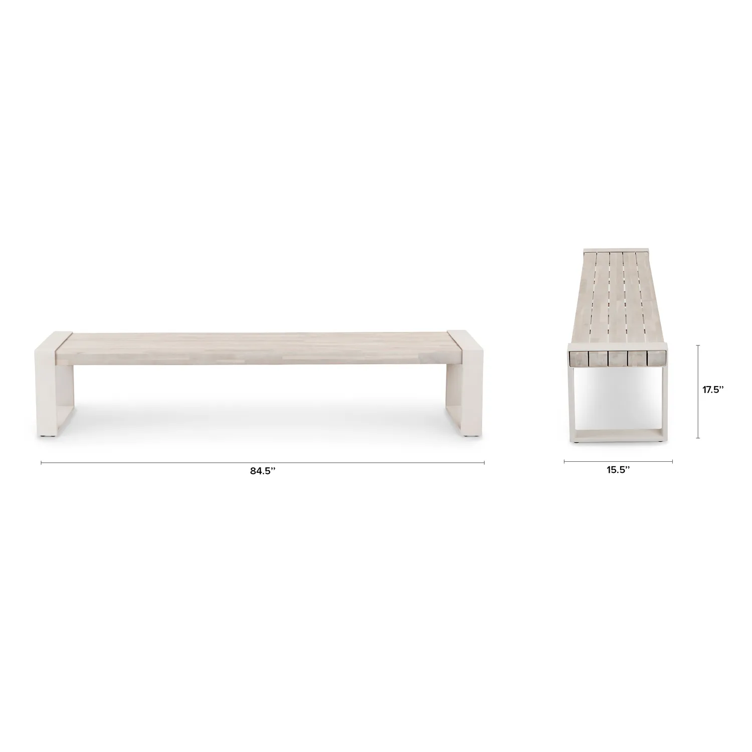Lubek 94.5_ Outdoor Dining Set - Byron Gray - Image 3