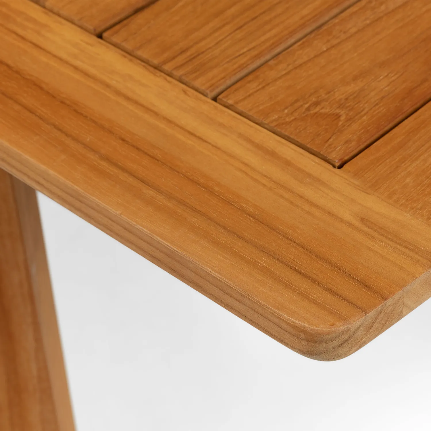 Marol 59_ - 78_ Outdoor Extendable Dining Table - Bronze Teak - Image 3
