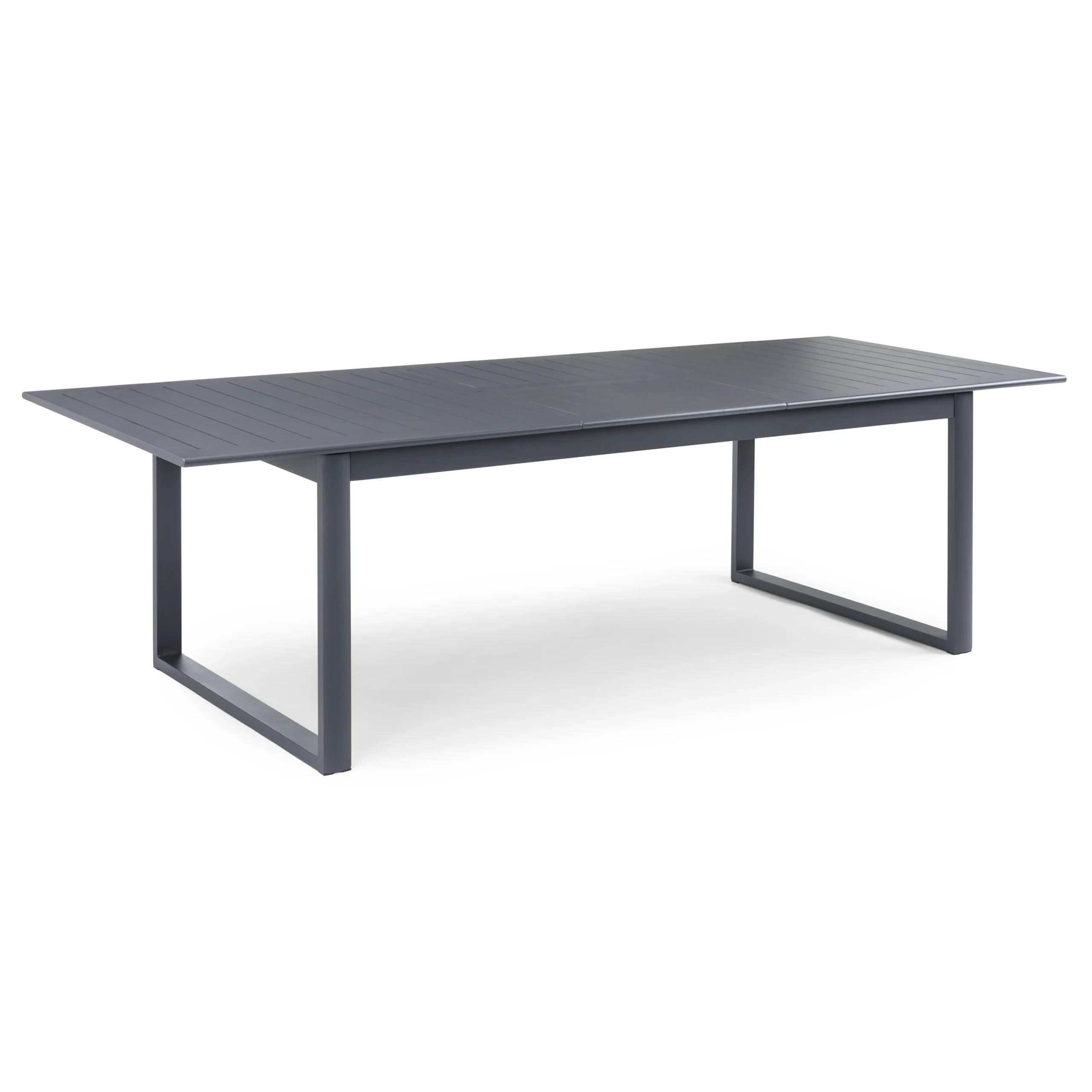 Ofer 80.25_ - 104.75_ Outdoor Extendable Dining Table - Dark Gray - Image 14
