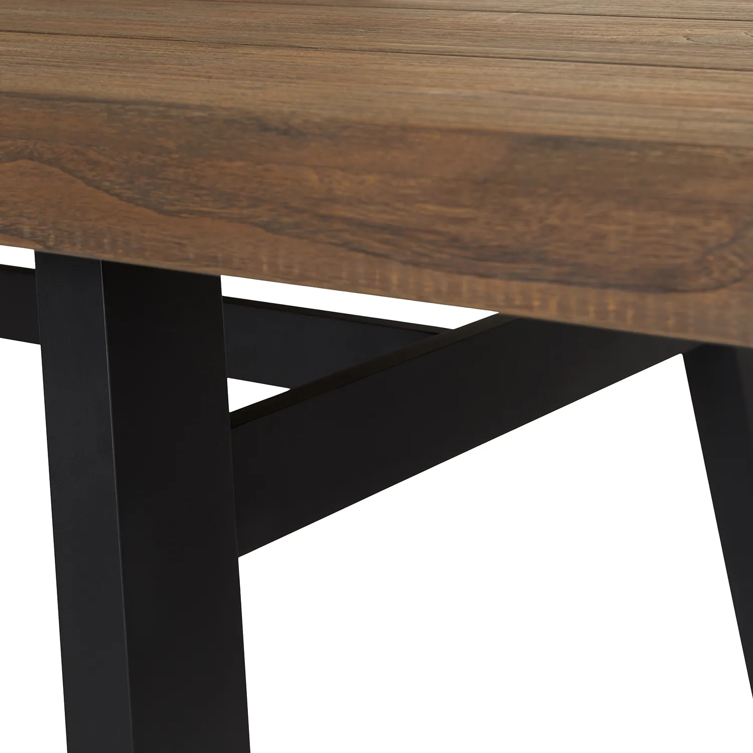 Sardis 77_ Outdoor Dining Table - Vintage Brown - Image 8