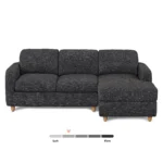 Vati 90.5_ Right Storage Sectional - Napa Charcoal