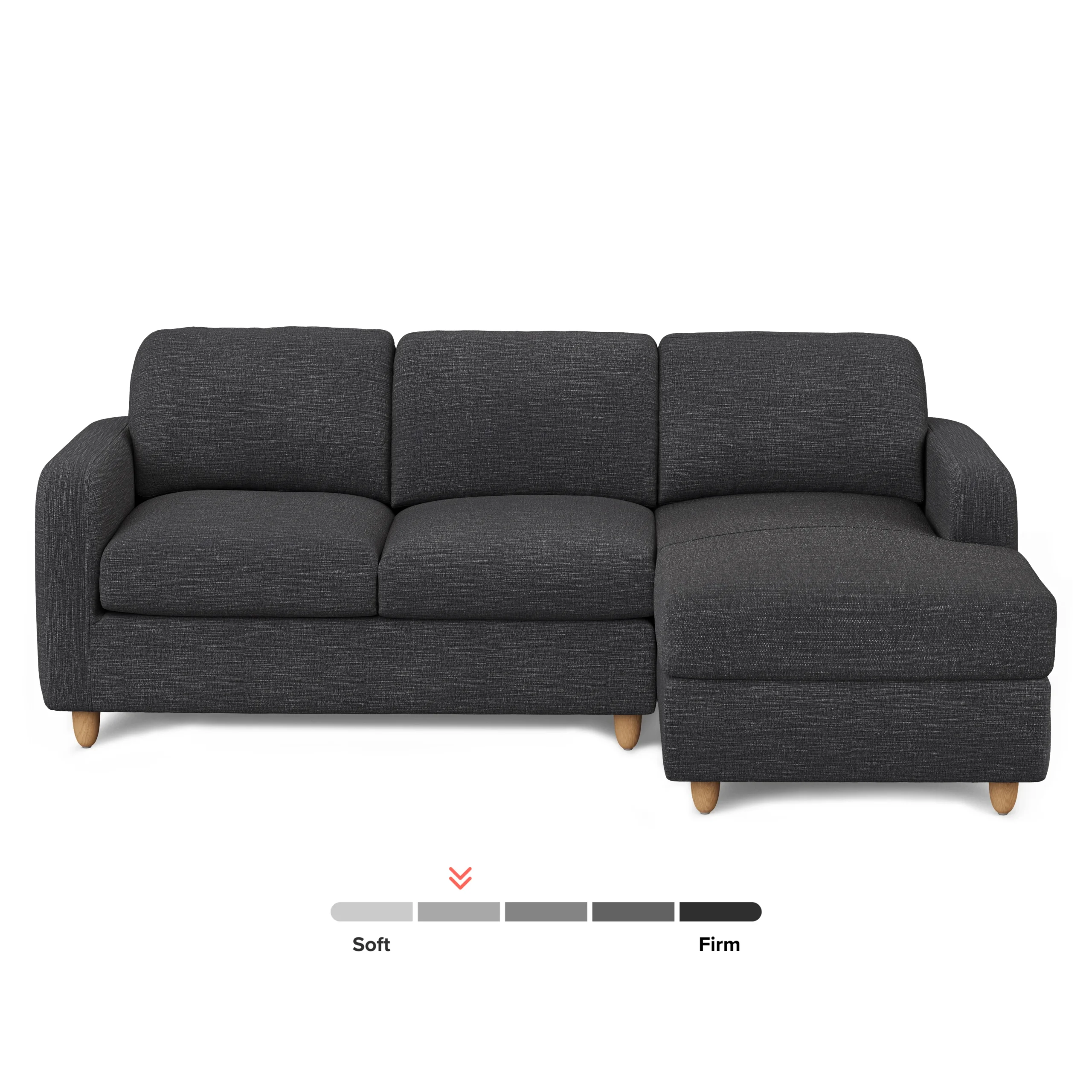 Vati 90.5_ Right Storage Sectional - Napa Charcoal - Image 8