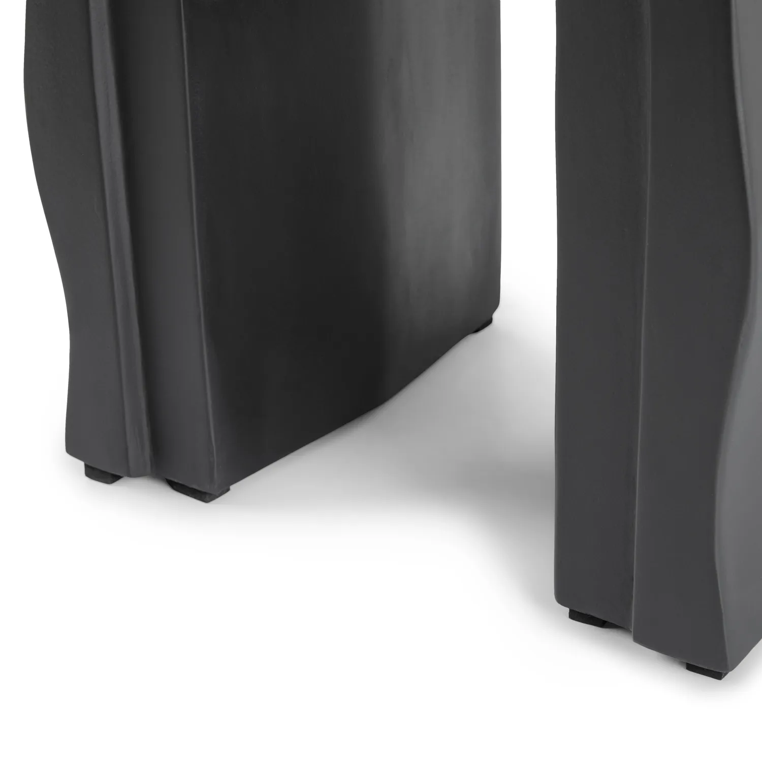 Bixby Outdoor Concrete Side Table - Sea Black - Image 11