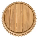 Calova Outdoor Side Table - Resin Wicker