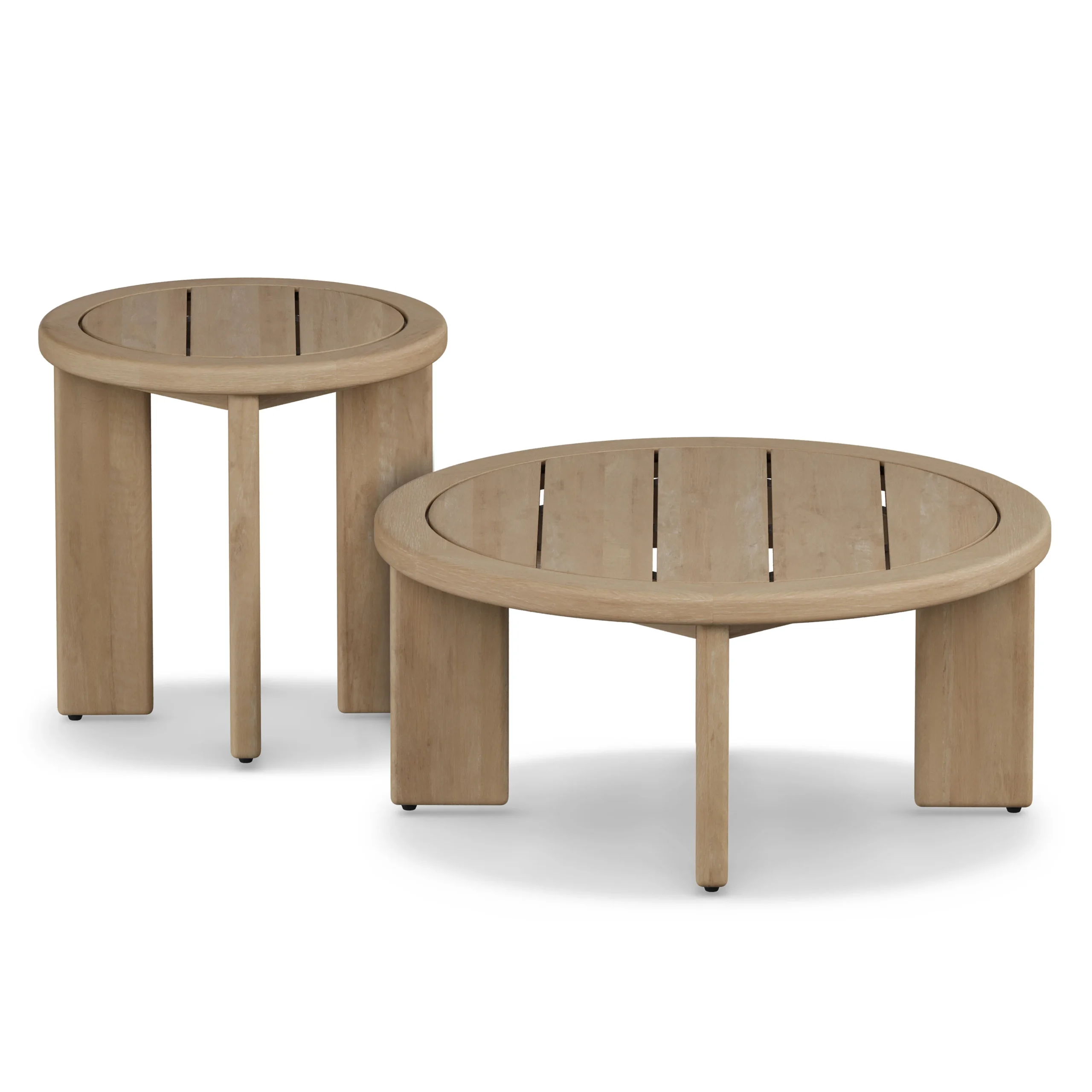 Daphne Outdoor Coffee and Side Table Set - Eucalyptus - Image 13