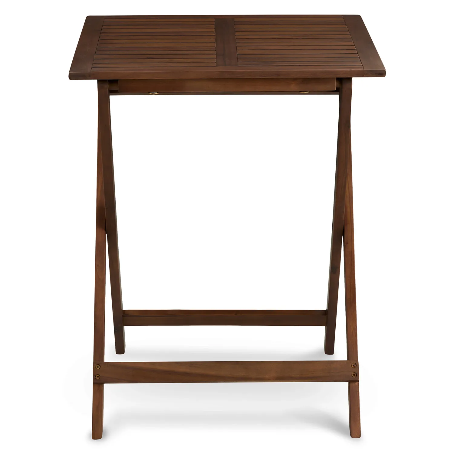 Elanora Outdoor Folding Cafe Table - Dark Acacia - Image 9
