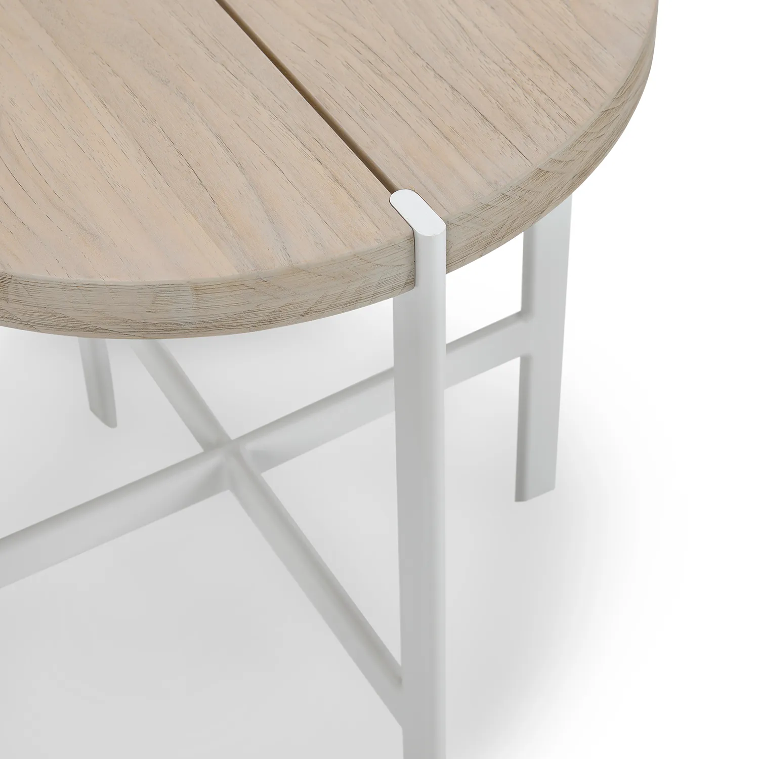 Haskel Outdoor Side Table - Driftwood Gray - Image 8