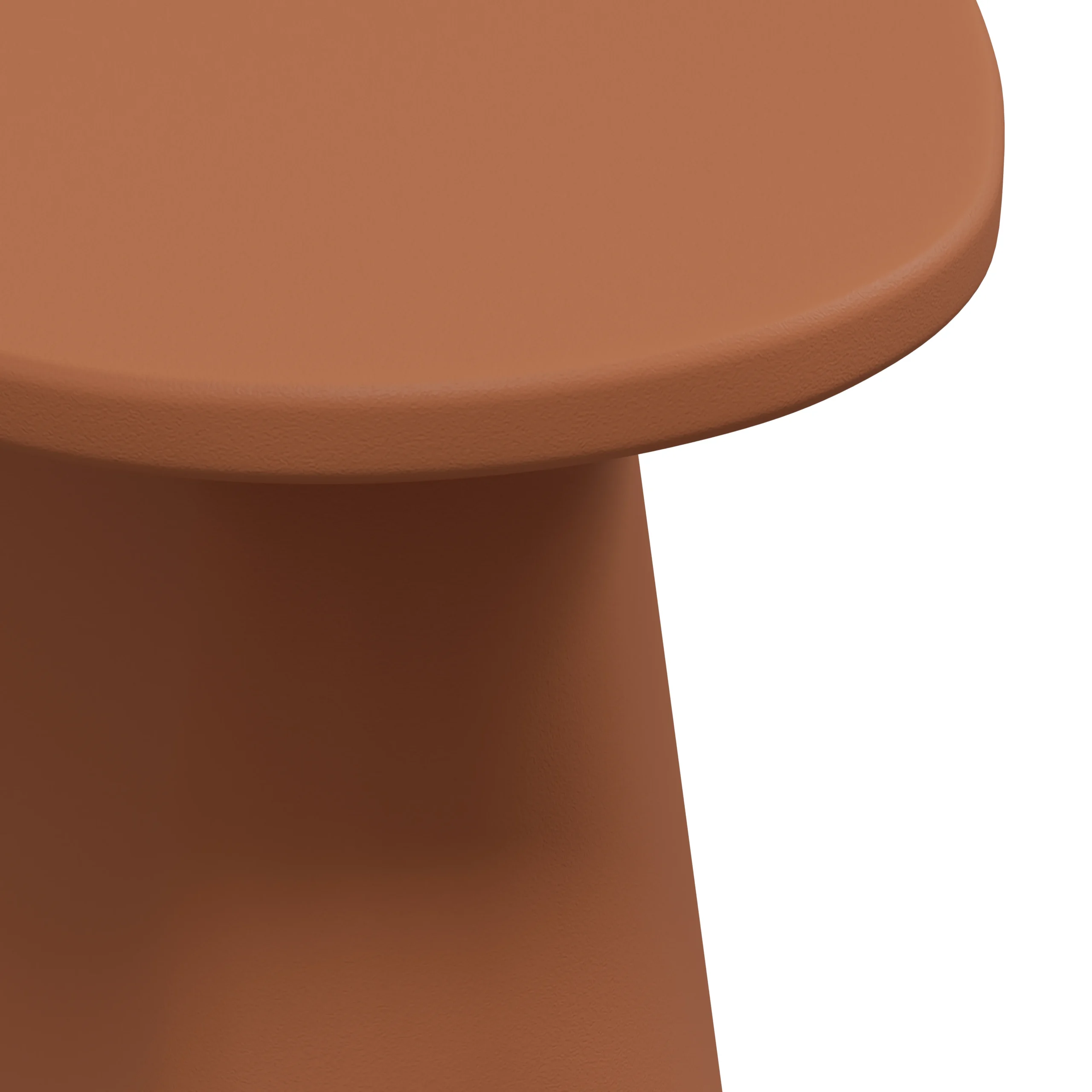 Noora Outdoor Side Table - Ochre Brown - Image 10