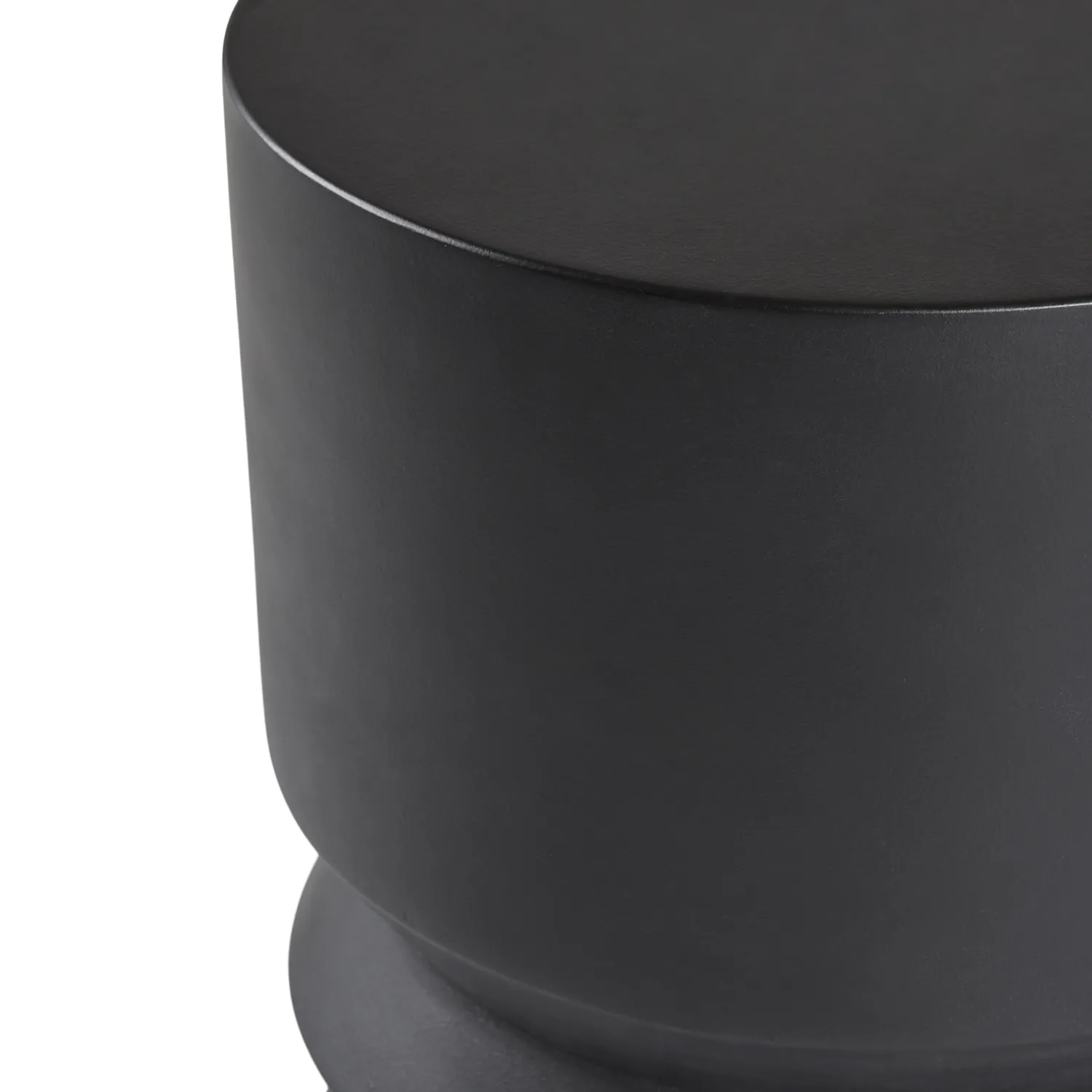 Pindo Outdoor Concrete Side Table - Black - Image 11