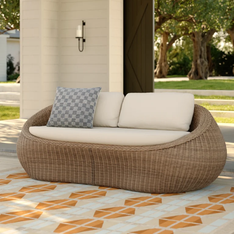 Avila 85.5_ Outdoor Sofa - Dravite Ivory