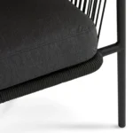 Calicut 67_ Outdoor Loveseat - Coast Black