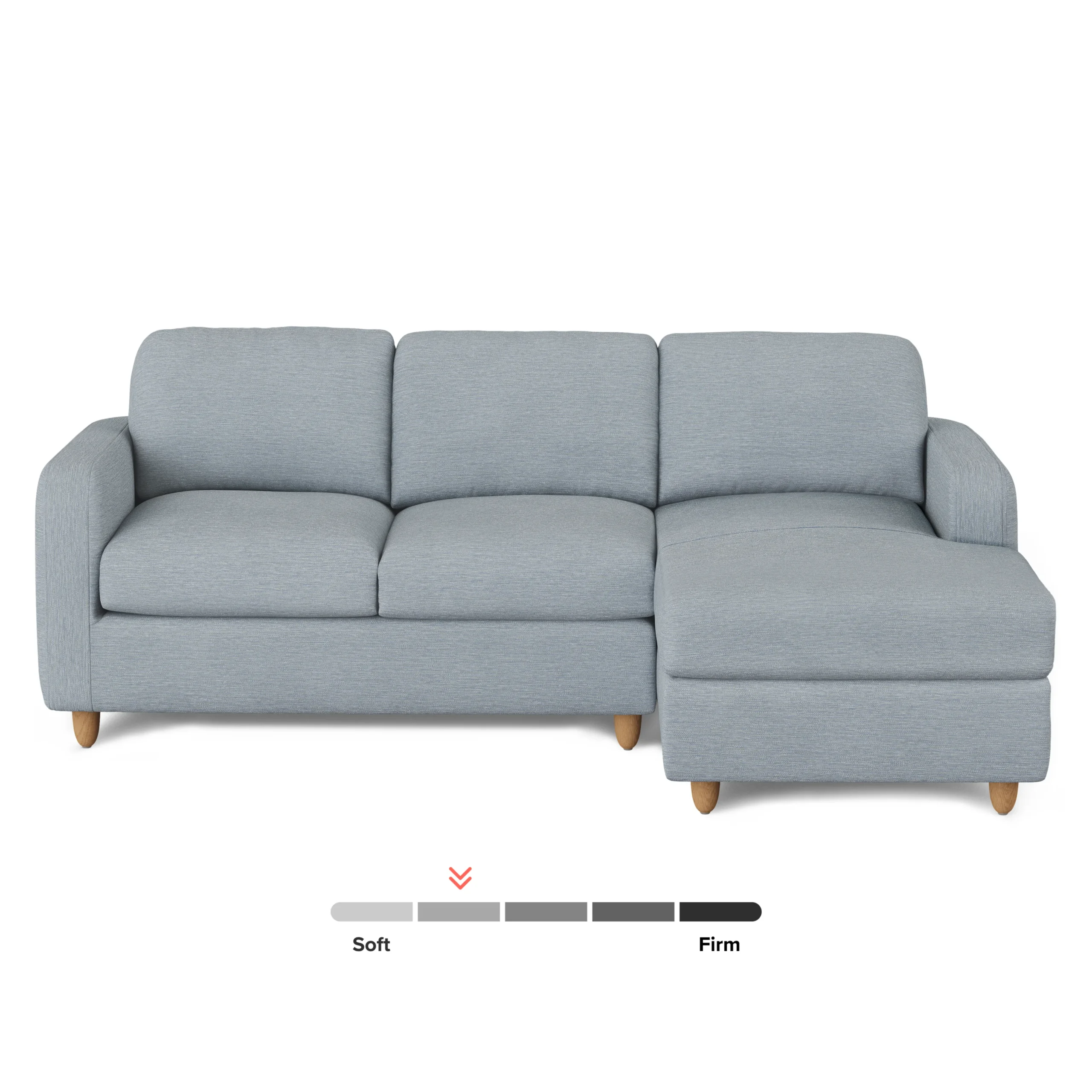 Vati 90.5_ Right Storage Sectional - Silver Light Blue - Image 12