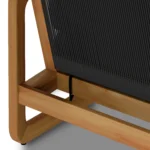 Laholm 88_ Outdoor Sofa - Dravite Black