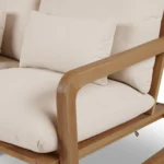 Laholm 88_ Outdoor Sofa - Dravite Ivory