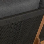 Laholm 88_ Outdoor Sofa Set - Dravite Black